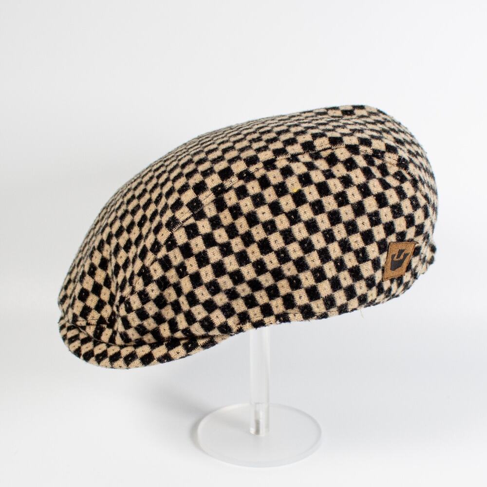 Vtg Goorin bros Newsboy cap Youth Sand Cassel kids